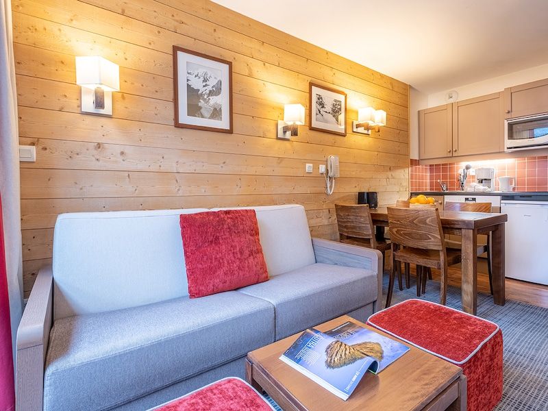 Studio 4 personen - 1 slaaphoek - Pierre & Vacances Residentie Le Belmont - Les Arcs 1800