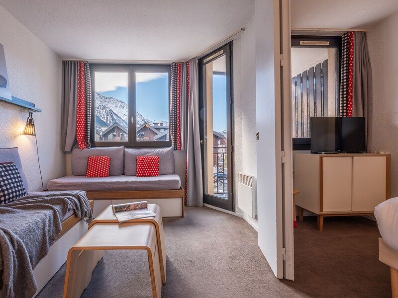 Appt. cabine 4 Personen - 1 Slaapkamer - Pierre & Vacances Residentie Le Chamois Blanc - Chamonix Sud