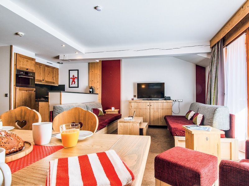 Appt. cabine 8 personen - 2 slaapkamers - Duplex - Pierre & Vacances Premium residentie Les Chalets du Forum - Courchevel 1850