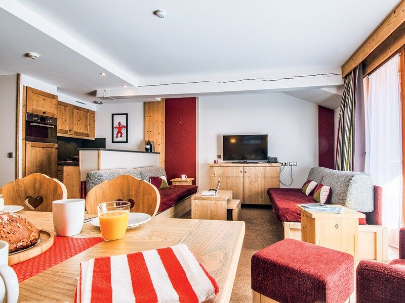 Appt. cabine 8 personen - 2 slaapkamers - Duplex - Pierre & Vacances Premium residentie Les Chalets du Forum - Courchevel 1850