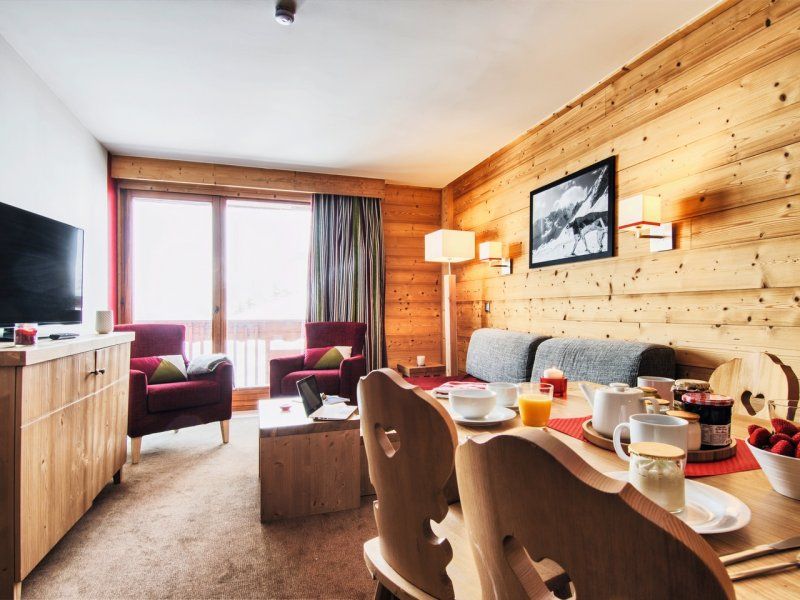 Appartement 10 Personen - 3 Slaapkamers - Balkon - Bergzicht - Pierre & Vacances Premium residentie Les Chalets du Forum - Courchevel 1850