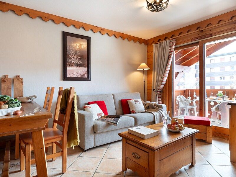 Appartement 6 Personen - 1 Slaapkamer + 1 Slaaphoek - Pierre & Vacances Premium residentie Les Fermes du Soleil - Les Carroz d'Araches
