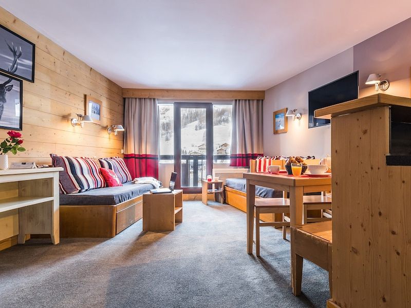 Appartement 6 personen - 2 slaapkamers - Zuidelijke blootstelling - Pierre & Vacances Residentie Les Balcons de Bellevarde - Val d'Isère La Daille