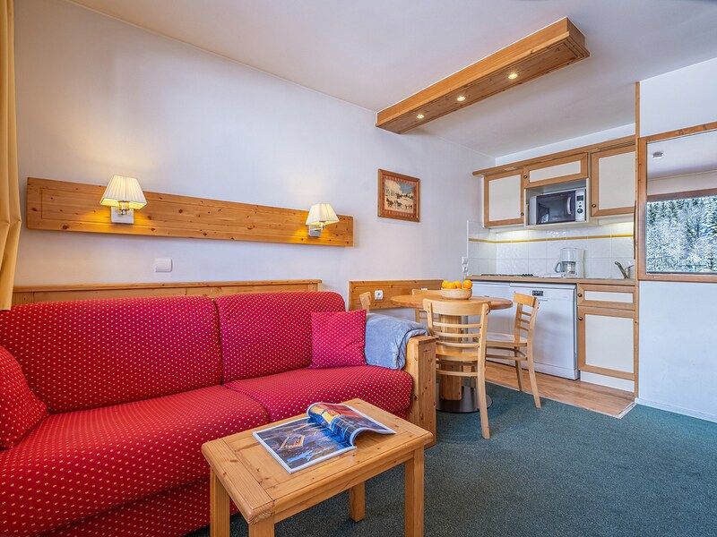 Studio 4 personen - 1 slaaphoek - Balkon - Residentie Le Peillon - Méribel Centre 1600