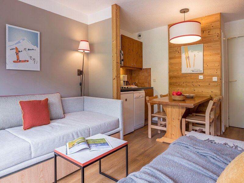 Appartement 6 personen - 1 slaapkamer + 1 slaaphoek - Pierre & Vacances Residentie Les Sentiers du Tueda - Méribel Mottaret 1850