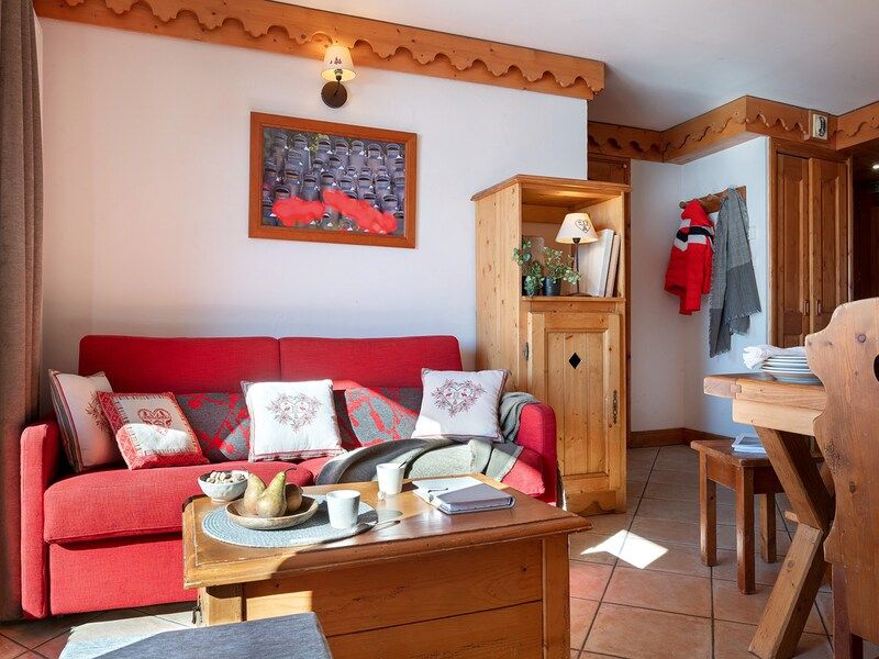 Appartement 6 personen - 1 slaapkamer + 1 slaaphoek - Pierre & Vacances Premium residentie Les Alpages de Reberty - Les Menuires Reberty 2000