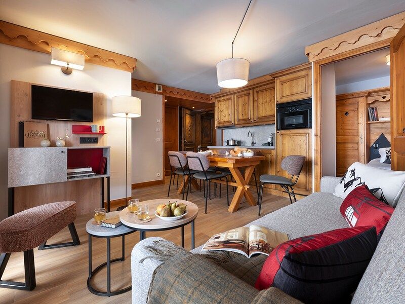 Appartement 6 Personen - 2 Slaapkamers - Pierre & Vacances Premium residentie Les Alpages de Reberty - Les Menuires Reberty 2000