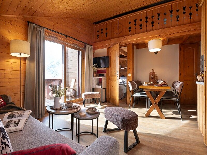 Appartement 8 personen - 2 slaapkamers + 1 mezzanine - Pierre & Vacances Premium residentie Les Alpages de Reberty - Les Menuires Reberty 2000