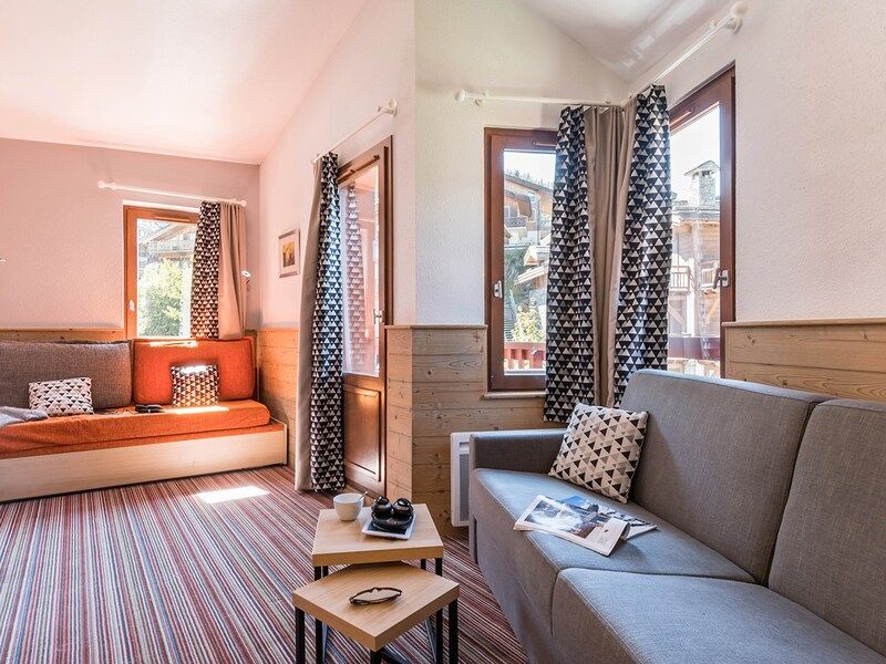 Studio 4 personen - Balkon - Pierre & Vacances Residentie Le Britania - La Tania