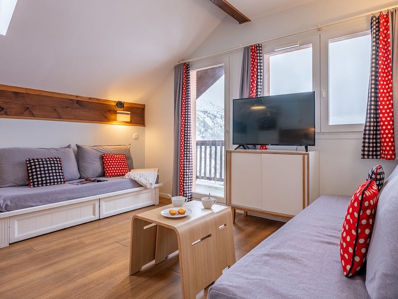 Appartement 8 personen - 2 slaapkamers + 1 hoek slaapruimte - Pierre & Vacances Residentie Le Thabor - Valmeinier