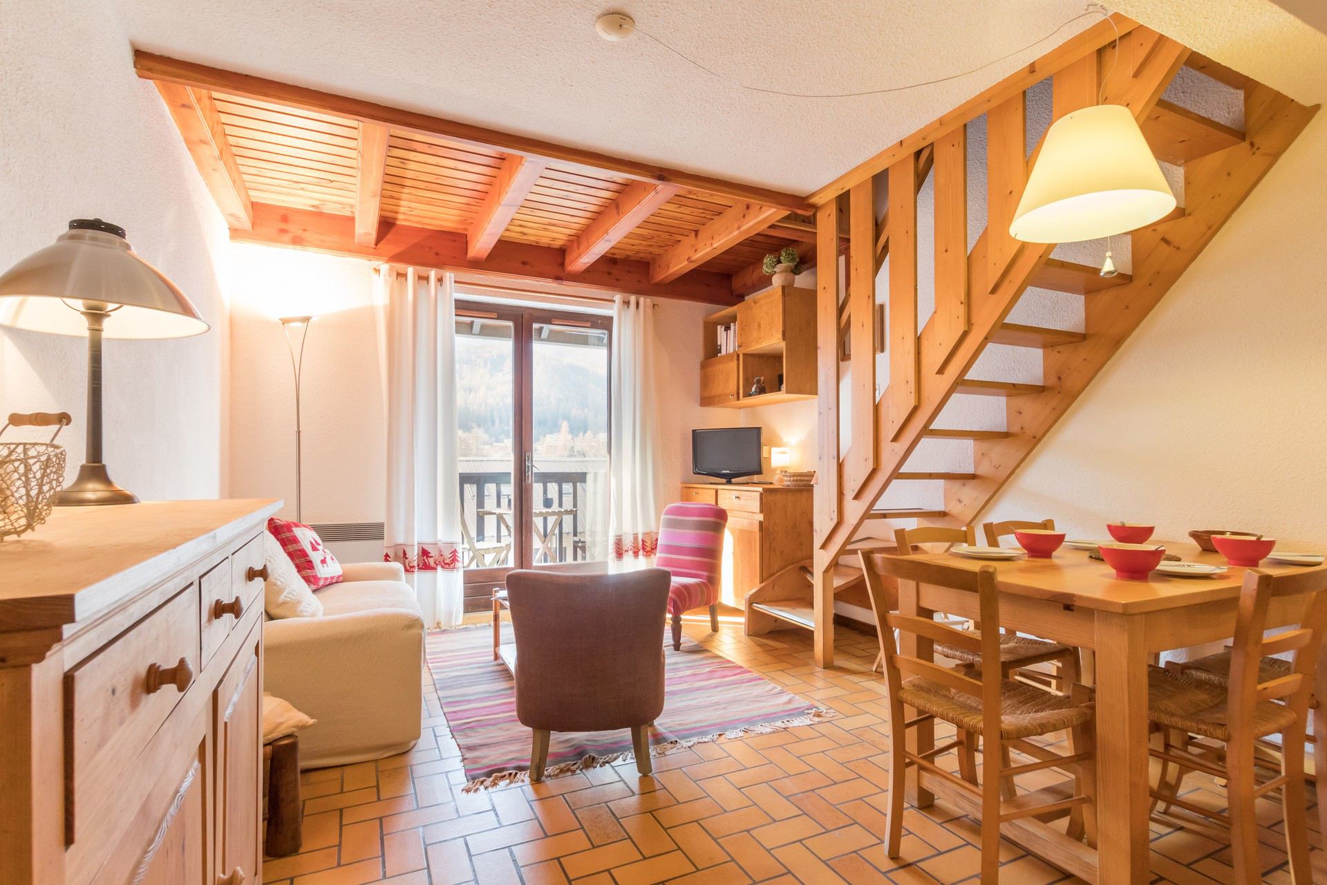 3 kamers 6 personen Klassiek GRE217 - Appartements Fraches 21011092 - Serre Chevalier 1500 - Monêtier Les Bains