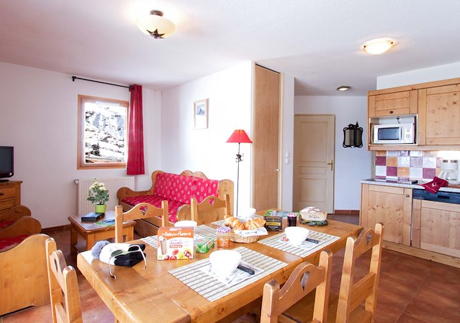 2 Kamers 4 personen - Résidence Labellemontagne Rochebrune Le Vallon 4* - Orcières Merlette 1850