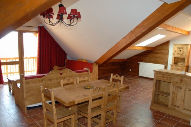 2 Pieces 6 personen - Résidence Labellemontagne Rochebrune Le Vallon 4* - Orcières Merlette 1850