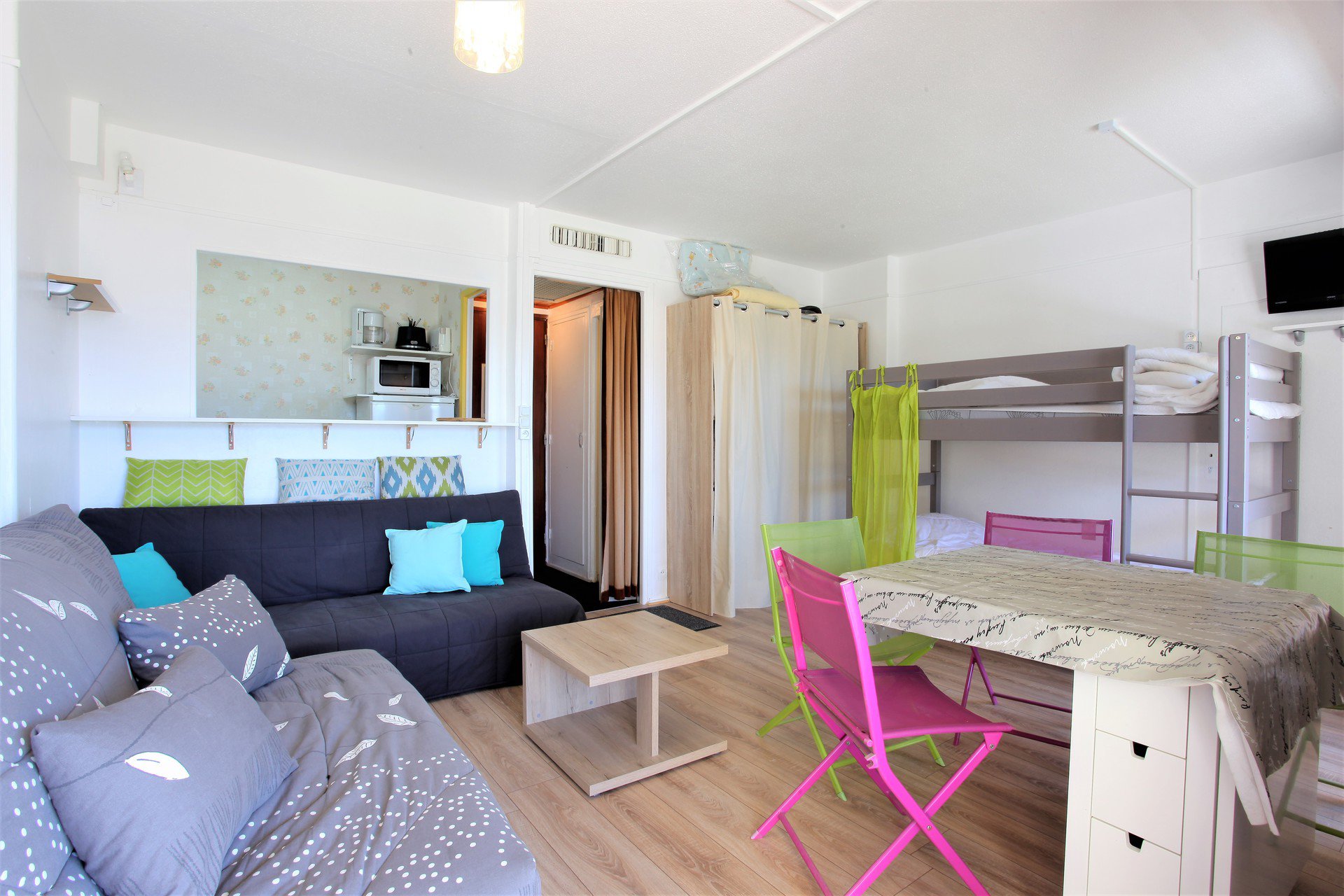 Studio 4 personen Confort AIG_1_90 - Appartements Aiguilles - La Toussuire
