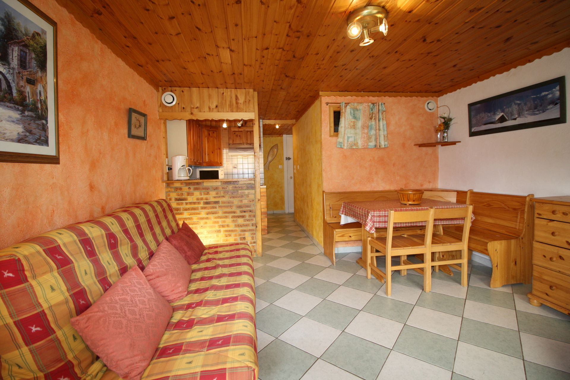 Studio 4 personen - Appartements Palafour - Tignes 2100 Le Lac