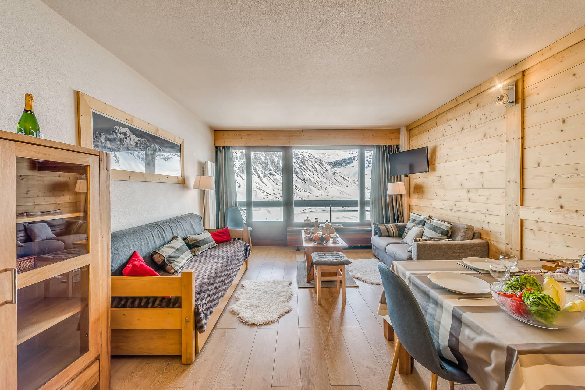 2 kamer appartement 6 personen - Appartements Bec Rouge - Tignes 2100 Le Lac