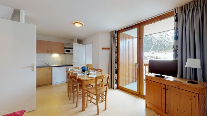 2 kamer appartement 6 personen Slaapgedeelte Superior - Résidence Les Balcons de la Vanoise 3* - Val Cenis Termignon
