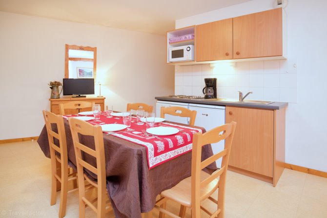 2 kamer appartement 6 personen Coin cabine - Résidence Les Balcons de la Vanoise 3* - Val Cenis Termignon