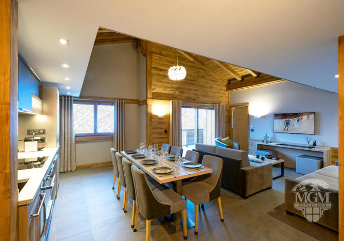 4 Kamers 6/8 personen - MGM Hôtels & Résidences – Résidence Chalets Eléna - Les Houches