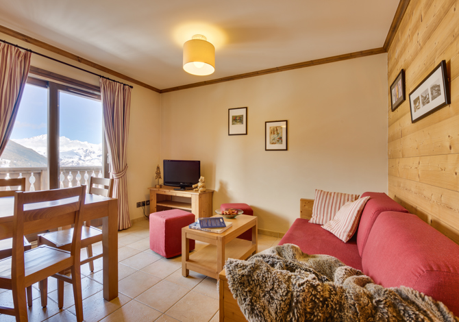 2-kamer appartement cabine - 2 t/m 6 personen - Résidence CGH & SPA Le Ruitor 4* - Sainte Foy en Tarentaise