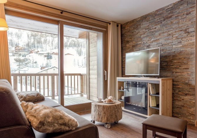 2-kamer appartement comfort - 2 t/m 4 personen - Résidence Club MMV L'Altaviva 4* - Tignes 1800