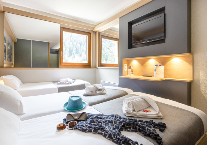 Kamer 3 personen Escapade - Hotel Club MMV Tignes Les Brévières 4* - Tignes 1550 Les Brévières