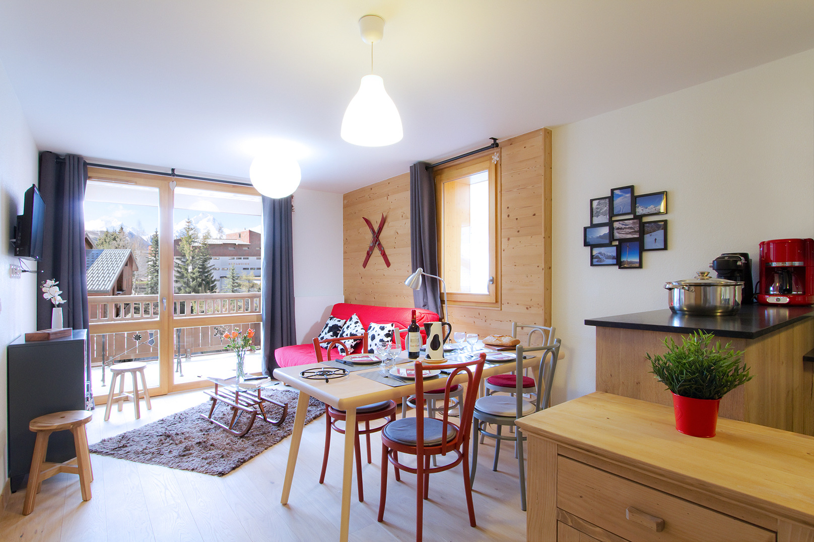 3 kamer appartement 6 personen - Chalet Du Soleil CHALET SOLEIL A34 - Les Deux Alpes Centre 