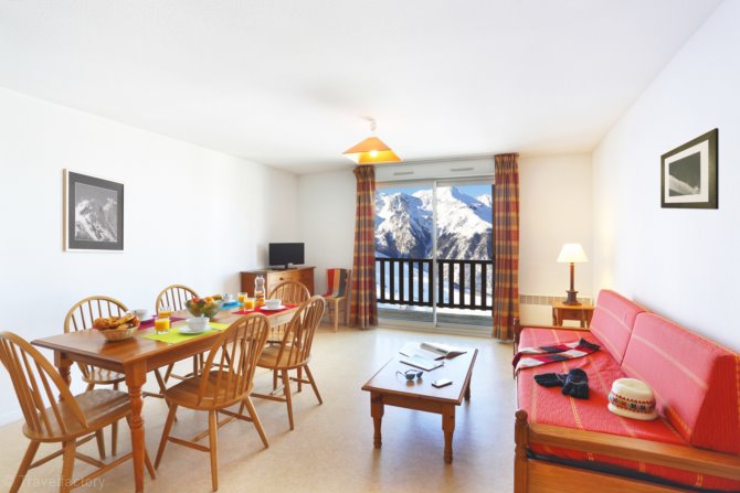 2 Kamer appartement 4/6 personen - Nemea Résidence Royal Peyragudes - Peyragudes