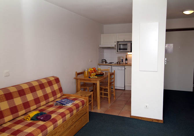 2 Kamers 5 Personen - Résidence Odalys L'Ours Blanc 3* - Valmeinier
