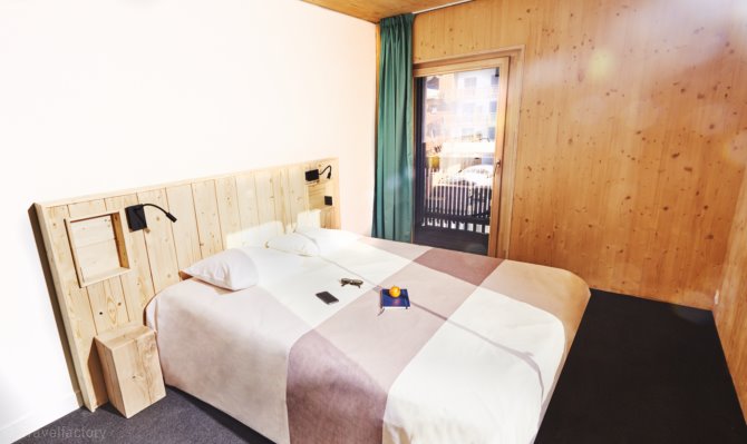 Privatieve Twin Slaapkamer - The People Hostel - Les Deux Alpes Centre