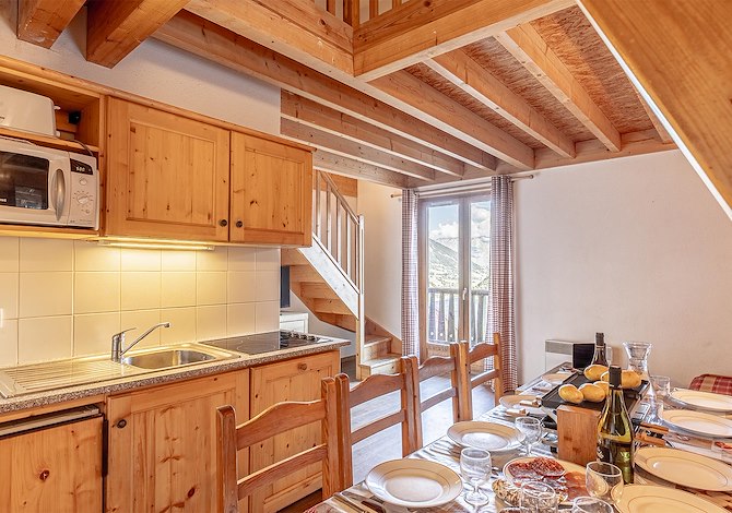3 Kamer appartement 9 personen mezzanine - Résidence Madame Vacances Les Fermes de Saint Sorlin - Saint Sorlin d'Arves