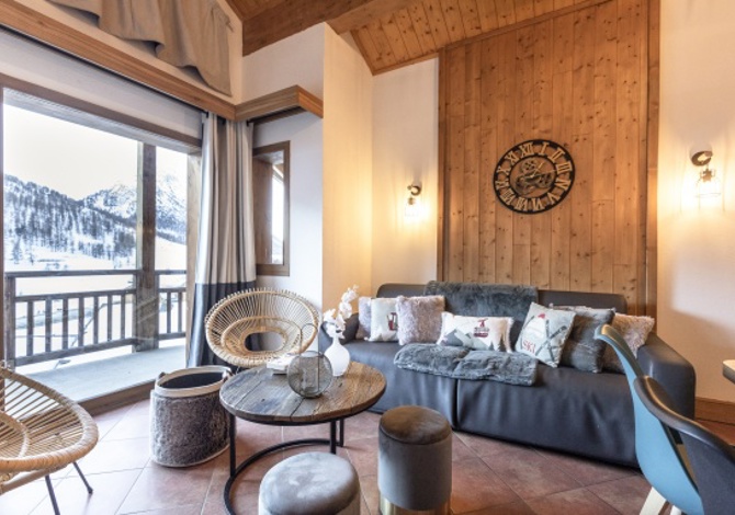 5 Kamer appartement 10 Personen met uitzicht op de bergen - Résidence Club MMV Le Hameau des Airelles 4* - Montgenèvre