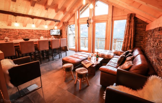 6-kamer chalet - 6 t/m 12 personen - Chalet Odalys Les Lions Blancs - Valloire