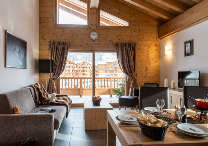 3-kamer appartement duplex - 2 t/m 6 personen - Résidence CGH & SPA Le Lodge des Neiges 4* - Tignes 1800