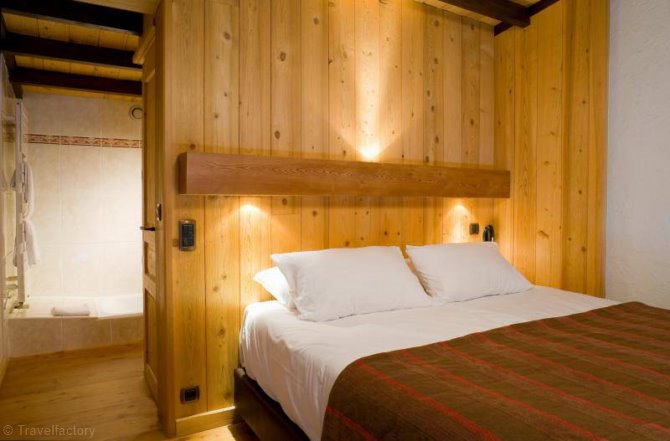 Driepersoonskamer Noord: 3 volwassenen met Halfpension - Hôtel Madame Vacances Ibiza 3* - Les Deux Alpes Venosc