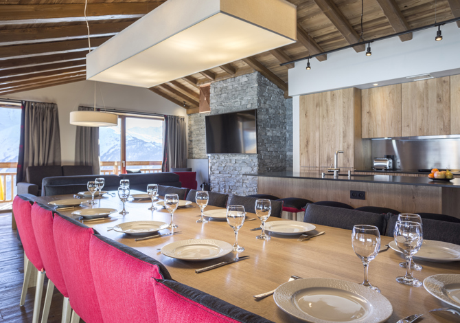 Suite 2 slaapkamer 4 personen Prestige - Hôtel Alparena 4* - La Rosière
