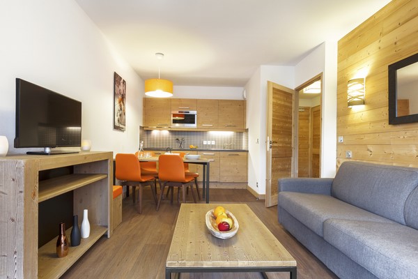 2-kamer appartement Confort - 2 t/m 4 personen - Skissim Premium - Résidence le Coeur des Loges 4* - Les Menuires Preyerand