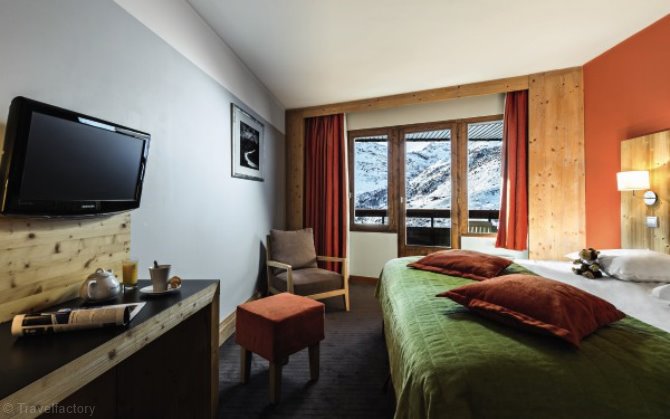 Kamer appartement voor 2 Personen Privilège Volpension - Hotel Les Menuires Les Bruyères - Les Menuires Bruyères