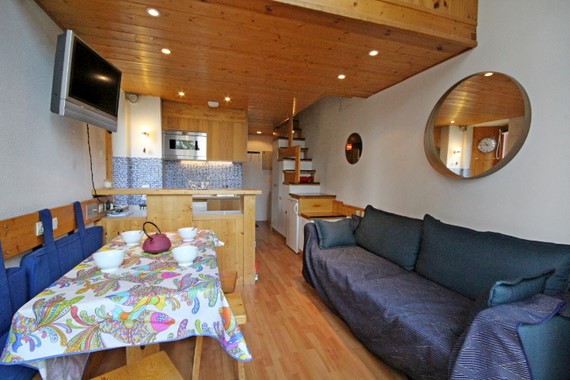 2 pieces 6 personen Duplex 307 - Skissim Classic - Résidence Alliet. - Les Arcs 1800
