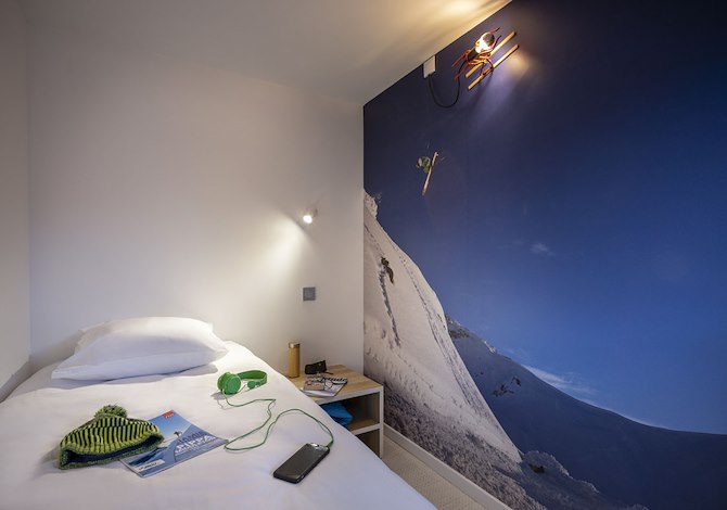 Capsule 1 personen - Hôtel Base Camp Lodge - Bourg Saint Maurice