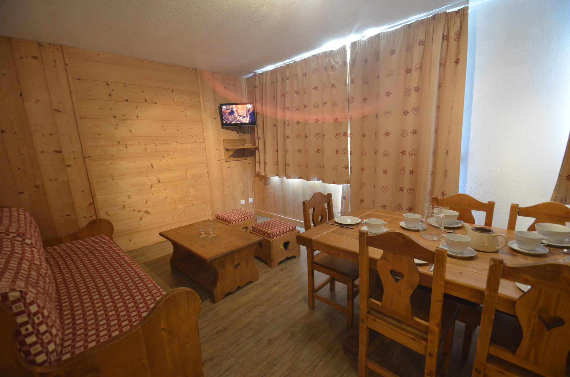 3 stukken 6 personen van charme 103. - Appartements Argentiere - Les Menuires Reberty 1850
