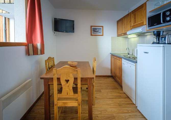 Studio 4 personen - Résidence Vacanceole Etoiles d'Orion 3* - Orcières Merlette 1850