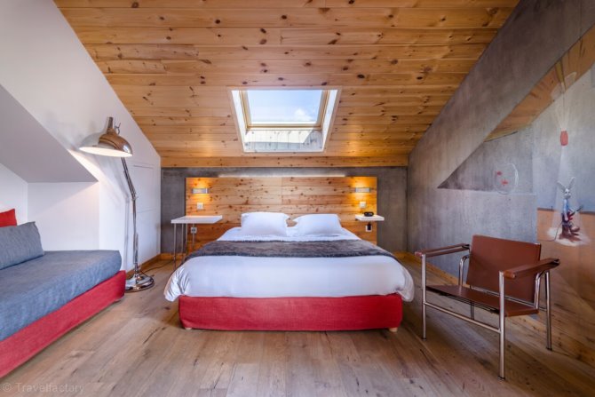 Slaapkamer 3 Personen Superior - Anova Hôtel & Spa - Montgenèvre