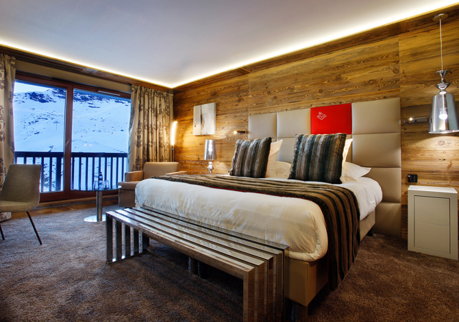 Kamer appartement voor 2 pers. Duo Ontbijt - Hôtel Koh-I Nor 5* - Val Thorens