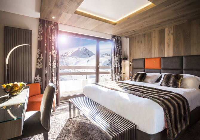 Classic Kamer appartement 2 Volwassenen met ontbijt - Hôtel Taj-I Mah 5* - Les Arcs 2000