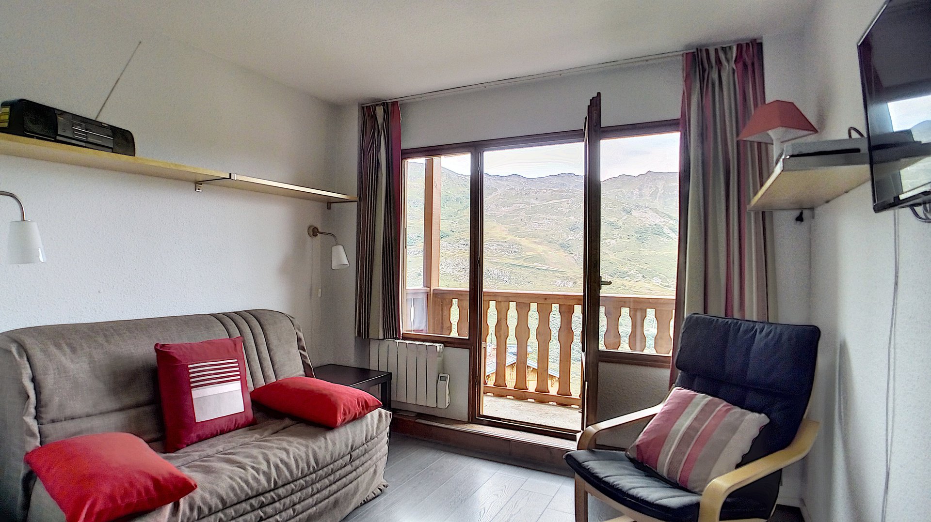 Appartements Necou . (AF) Studio 4 Personen 520. - Studio 4 Personen 520. - Flats NECOU - Les Menuires Reberty 2000
