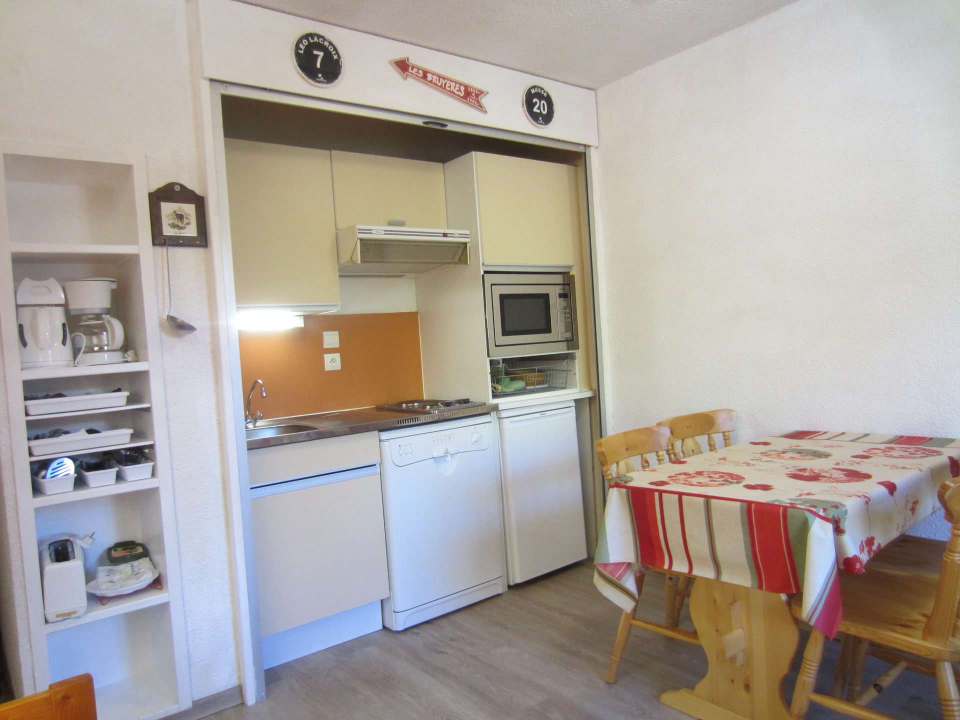 Studio met cabine 4 personen 224. - travelski home choice - Flats LE SORBIER - Les Menuires Reberty 1850