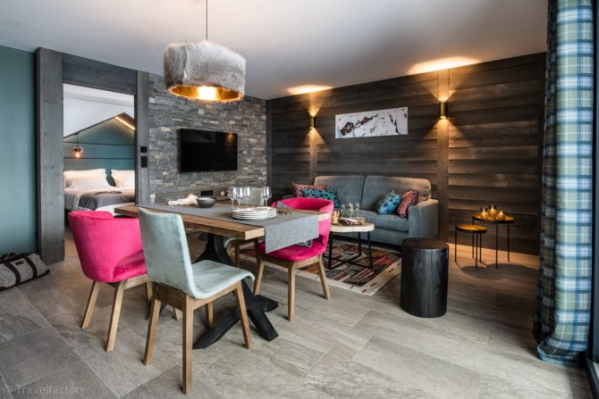 3-kamer appartement open haard - 2 t/m 4 personen, vroegboekkorting - Résidence Chalet Izia 5* - Val d'Isère Le Châtelard