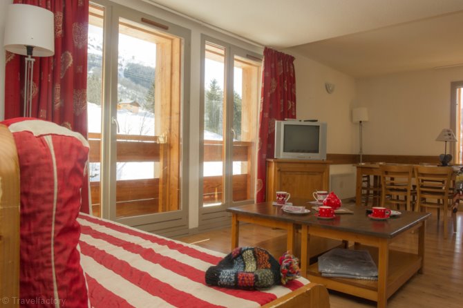 Studio 2 Personen - Résidence Vacanceole Le Hameau de Valloire 3* - Valloire
