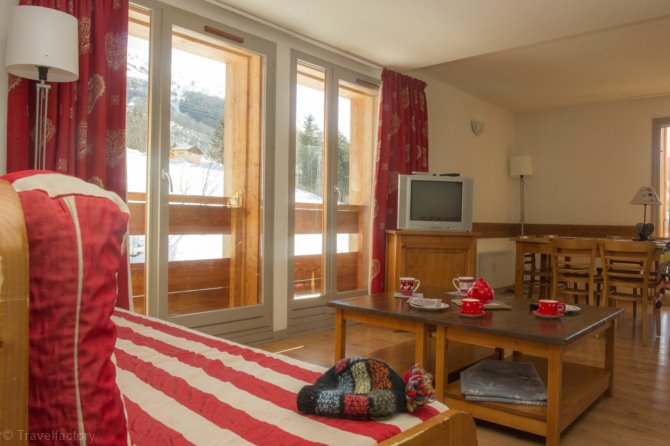 Appartement Studio-kamers 2 personen - Résidence Vacanceole Le Hameau de Valloire 3* - Valloire